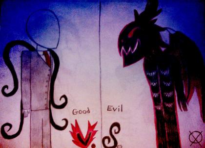 Creepypasta drawing's Photo