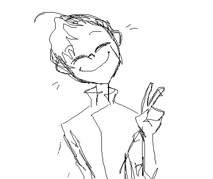 a very quick sketch of rotch that doesn't look like him