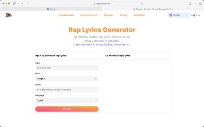 Rap Generator's Photo