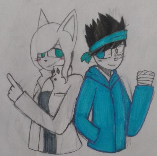 <c:out value='My two favorite badasses (Android X and Sam)'/>