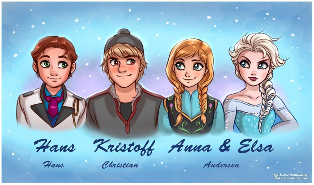 show me the characters from frozen