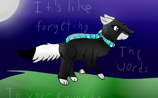 I think my fursona might be too op idk what do you think? She has wings a scarf and all that.(i didn't add wings in the picture)