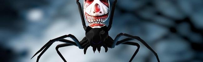 Which is scarier Clowns or Spiders?