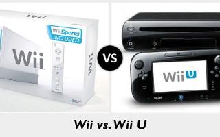 Wii vs Wii U