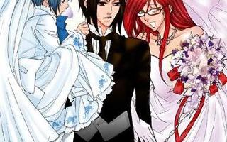 Grell x Sebastian or Ciel x Sebastian