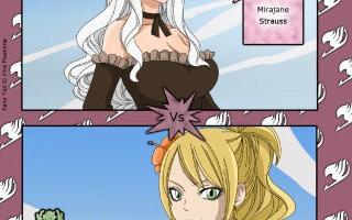 Fairy Tail: Mirajane vs Jenny