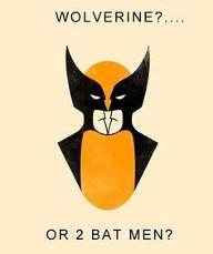 is it wolverine or two batman's?