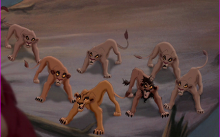 How do you think Simba choose which lions to exile?