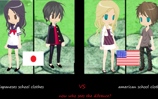 Japanese Uniform or American Clothes