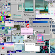 Windows paint or Windows vaporwave aesthetic?