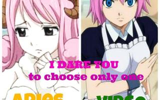 Fairy Tail: Virgo vs Aries