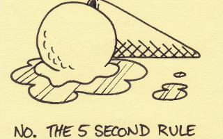 Do you believe in the 5 second rule?