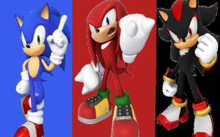 Sonic, Shadow, or Knuckles