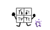 Should Punnett Square be a block or a flat square?