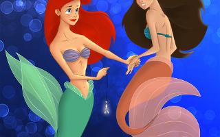 The little mermaids : ARIEL or MELODY?