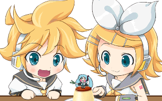 Rin VS Len!:3