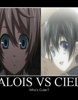 Which is cuter young Ciel or young Alois?