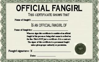 Are you a fangirl/boy?