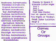 Characters from game or groups of the characters category: sister location or the funtimes