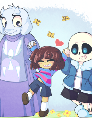 Sans x Toriel or Sans x Frisk or Sans x Grillby's?