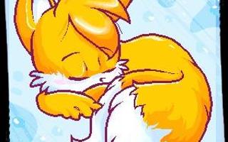 Which tails the fox is the sadest?