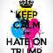 Keep calm and hate on Trump