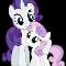 Rarity and Sweetie Belle