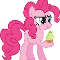 pinkie pie and her cupcake