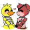 foxy x chica