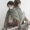 Levi and Mikasa