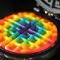 rainbow waffle