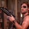 Snake Plisskin (first appearing in Escape from New York then in Escape from L.A.The bruttle hero is portrayed by Kurt Russell)