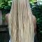 long straight blonde