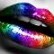 Rainbow lipstick