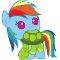 rainbow dash baby