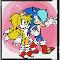 Girl sonic and girl tails