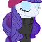 Rarity's french-like look