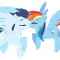 Soarin dash (Rainbow dash & Soarin)