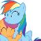 Rainbow Dash and Scootaloo