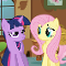 Fluttershy and Twilight Sparkle