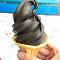 Squid ink ice cream