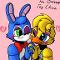 Bonnie x chica/ toy Bonnie x toy chica (I ship it)