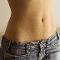 flat skinny belly