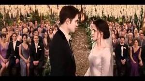 Twilight Breaking dawn The wedding scene