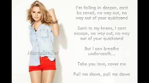 Bridgit Mendler - Quicksand (Lyrics)