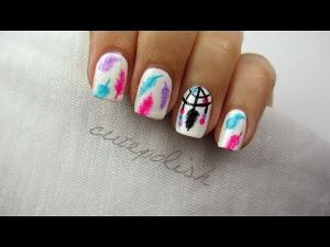 Dreamcatcher Nail Art