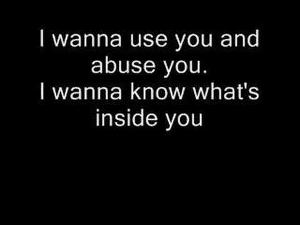 Marilyn Manson - Sweet Dreams (lyrics)