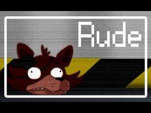 FNAF- RUDE [Foxy Comic animated]