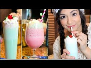 DIY Shamrock Shake & Cotton Candy Frap!