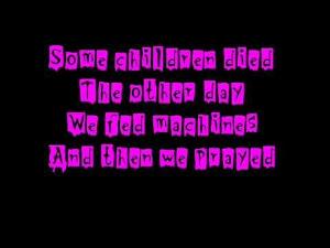 Marilyn Manson - The Nobodies - Lyrics